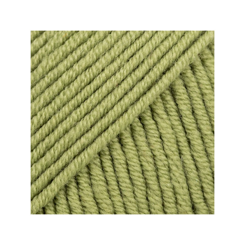 DROPS MERINO EXTRA FINE UNICOLOR 18 VERT POMME