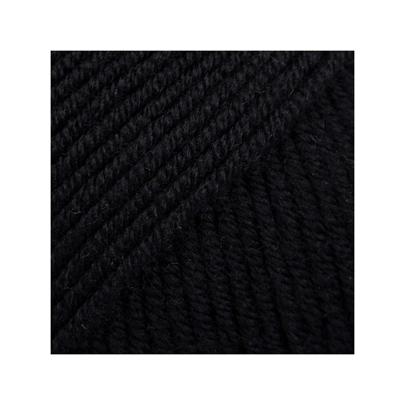 DROPS MERINO EXTRA FINE UNICOLOR 02 NOIR