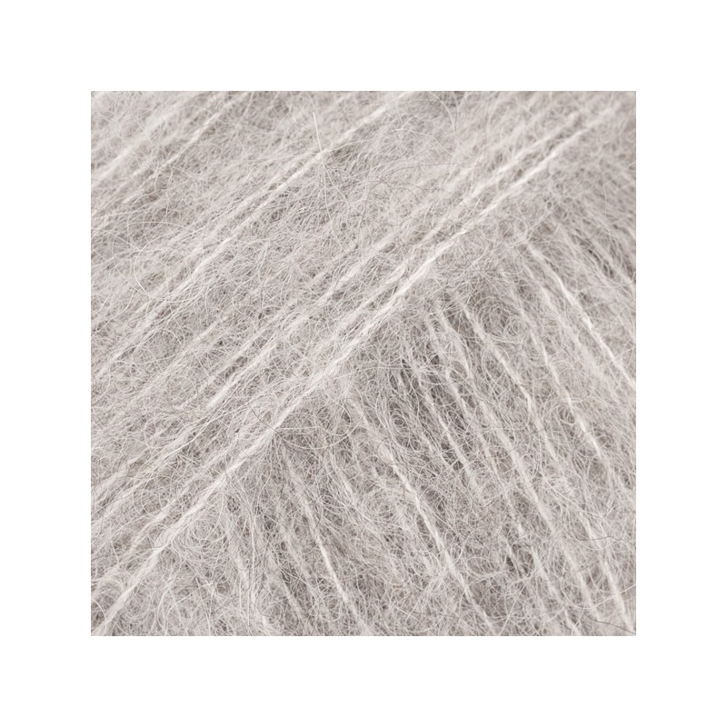 DROPS BRUSHED ALPACA SILK 02 LICHTGRIJS