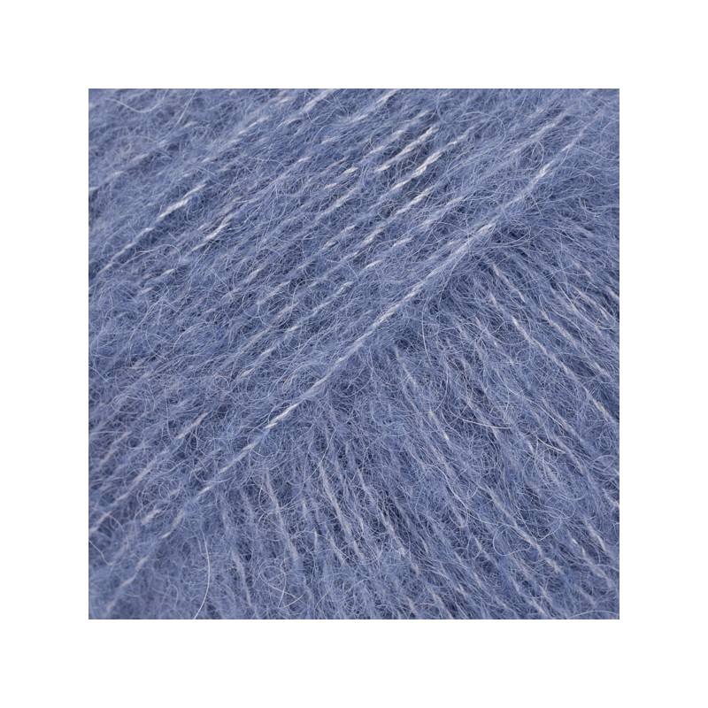 DROPS BRUSHED ALPACA SILK 13 BLEU JEANS