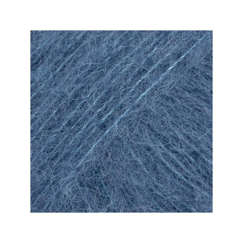 DROPS BRUSHED ALPACA SILK 25 STAALBLAUW