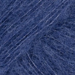 DROPS BRUSHED ALPACA SILK 39 BLEU MARINE