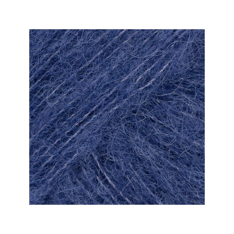 DROPS BRUSHED ALPACA SILK 39 BLEU MARINE