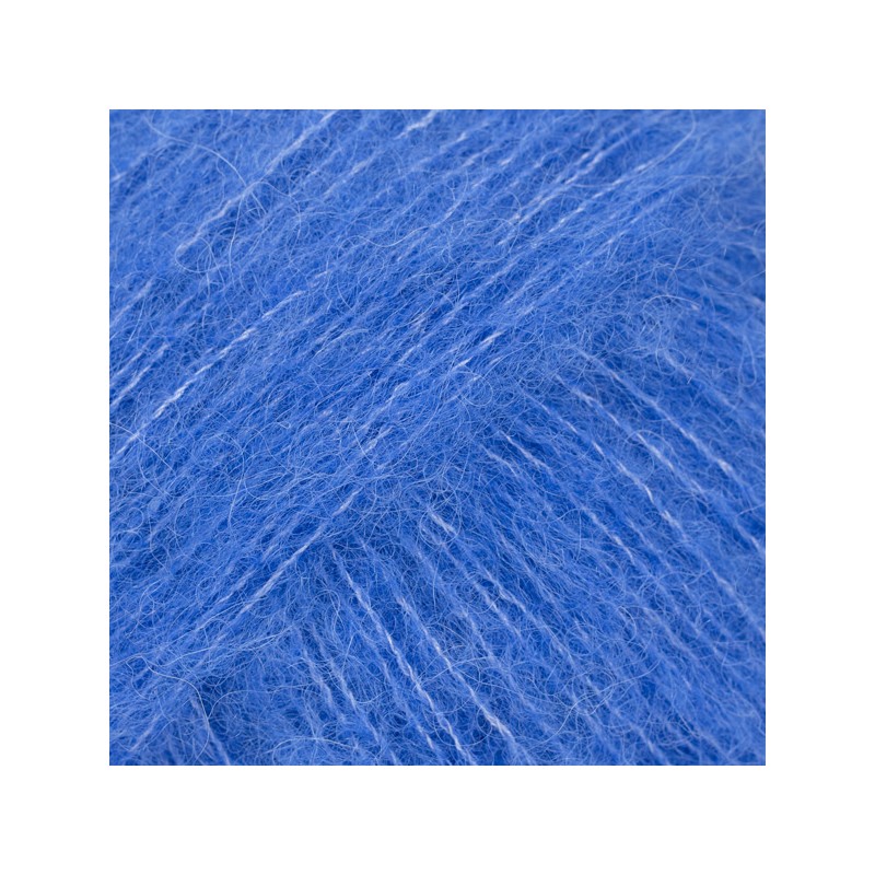 DROPS BRUSHED ALPACA SILK 26 BLEU COBALT