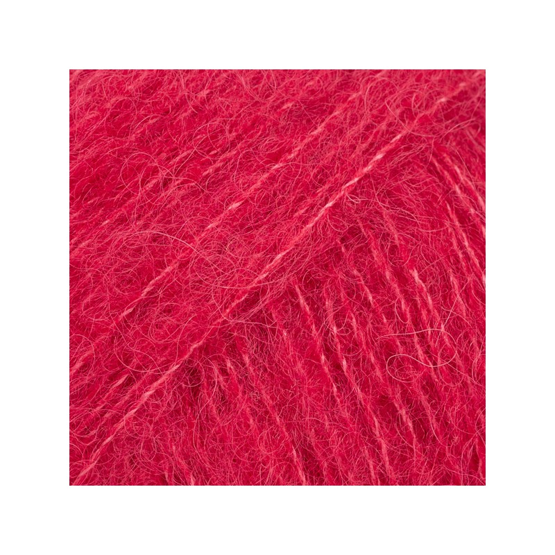 DROPS BRUSHED ALPACA SILK 07 ROUGE