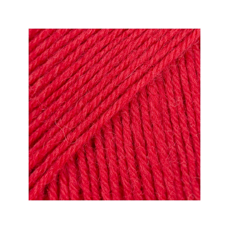 DROPS FABEL UNICOLOR 106 ROUGE