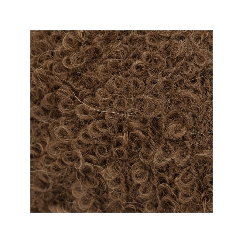 DROPS ALPACA BOUCLÉ UNICOLOR 8905 CHOCOLAT