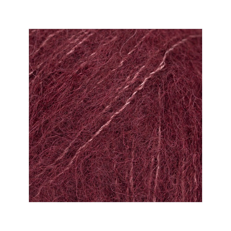 DROPS BRUSHED ALPACA SILK 44 VIN DE PRUNE